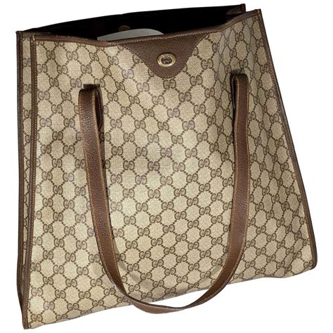 gucci vintage ressuto lucido gg|vintage gucci tote.